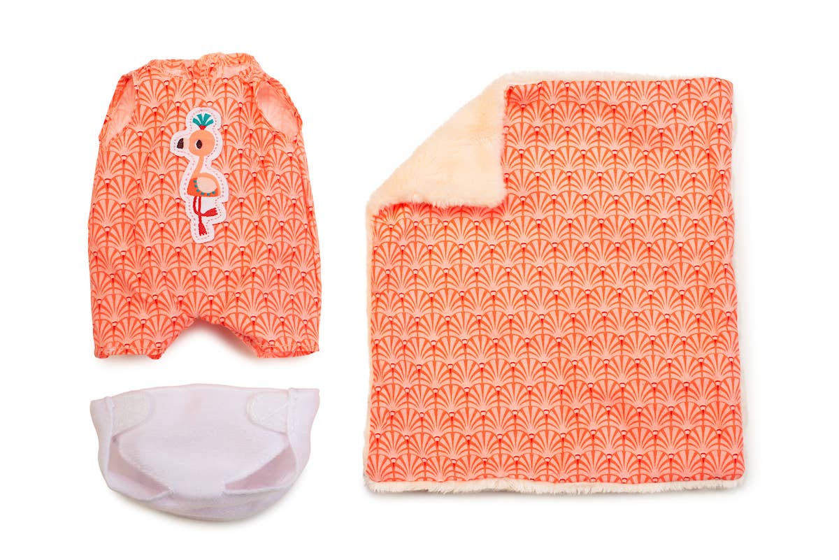 Janod - Anais Baby  | Doll & Carrier | Pretend Play | 12 Months+