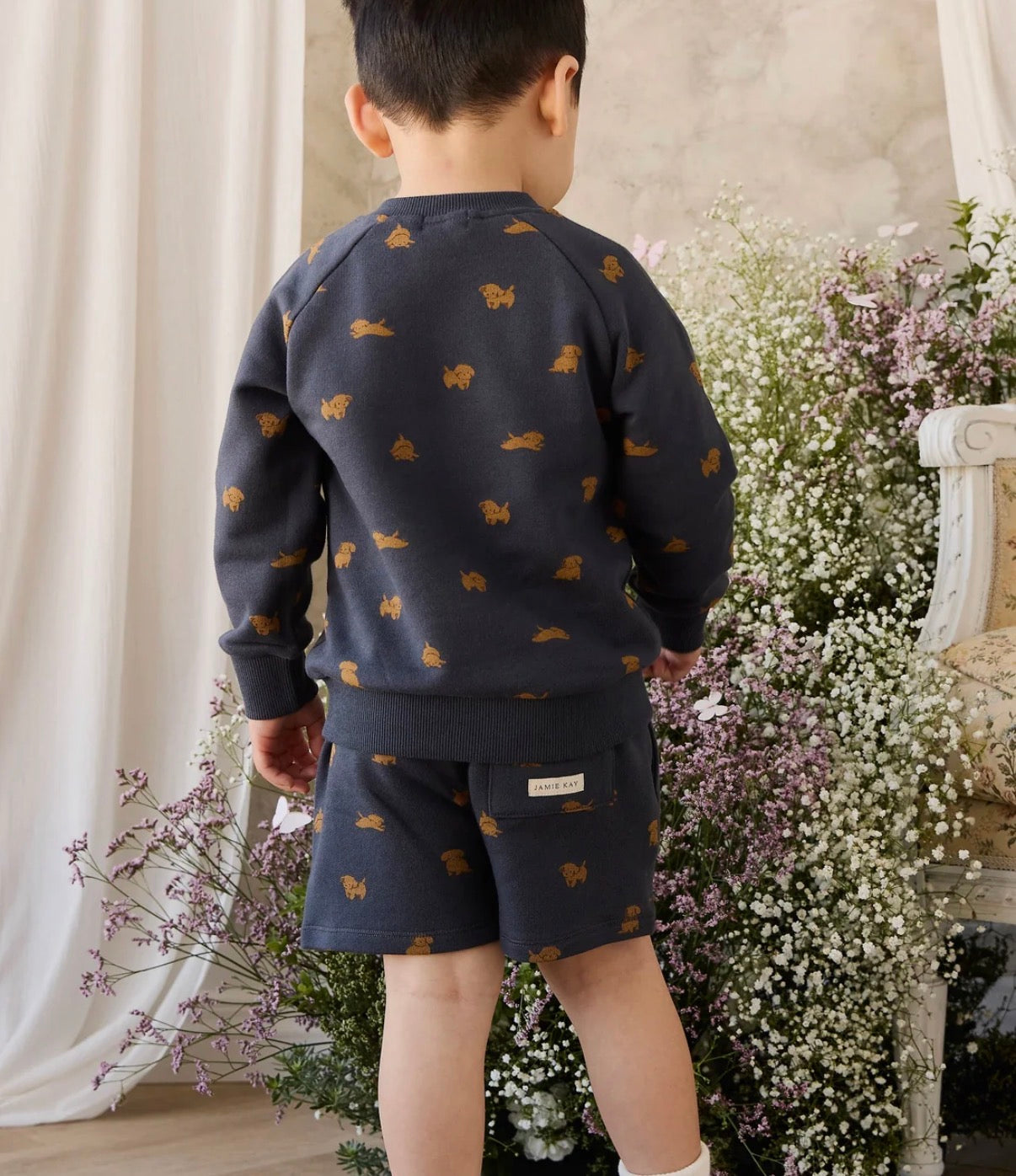 Jamie Kay - Organic Cotton Flynn Sweatshirt - Playful Milo Captain