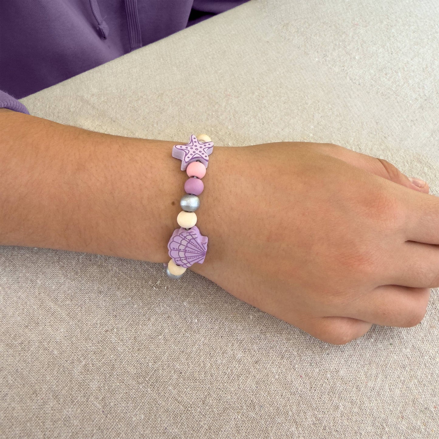 Cotton Twist - Seashell Bracelet Bead Kit