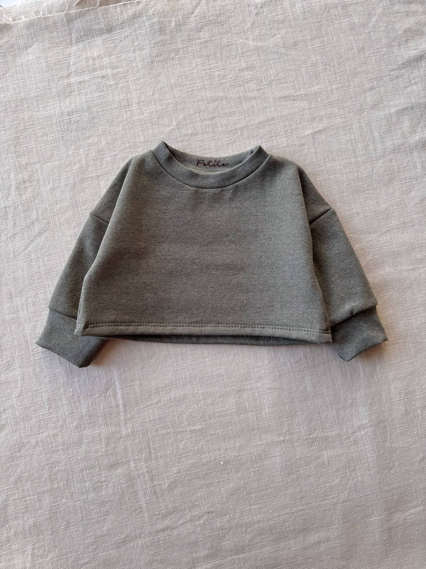 PETITE Evelina Apparel - Recycled cotton sweatsjirt