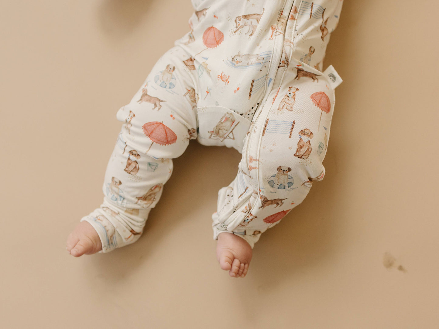 Little Joy Co. - Beach Pawty Bamboo Zippy Pajamas
