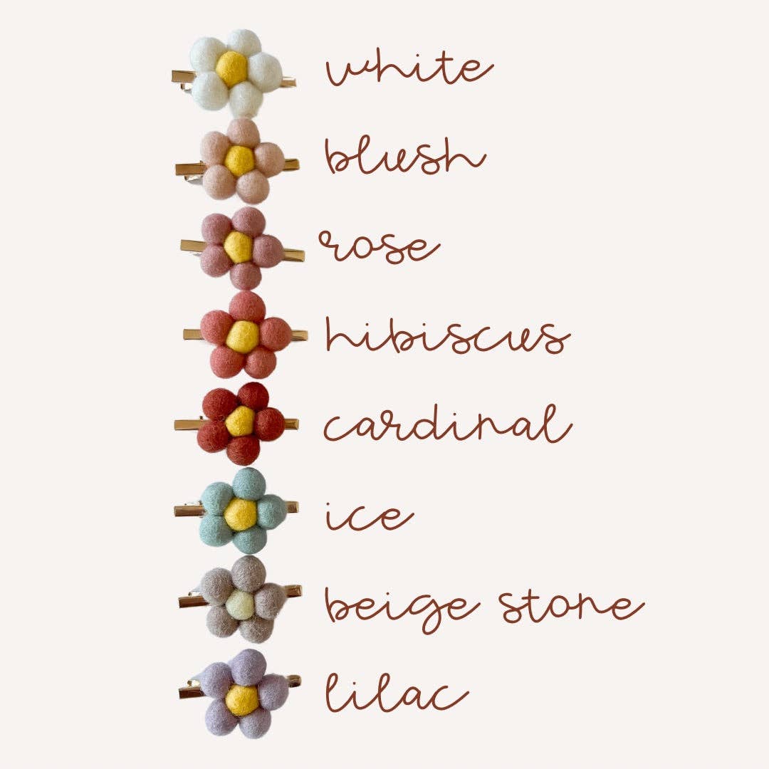 Wildflowers + Cotton - Daisy Hair Clips