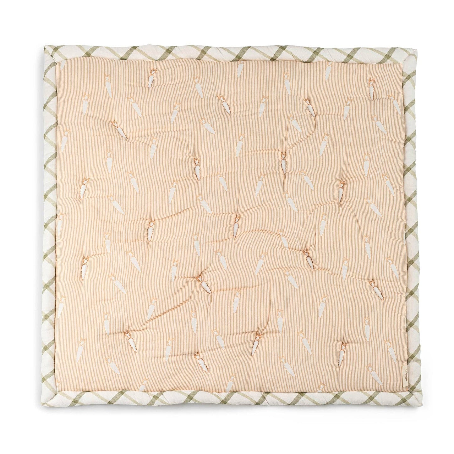 Crane Baby - Clementine Fruits & Veggies Cotton Quilted Blanket