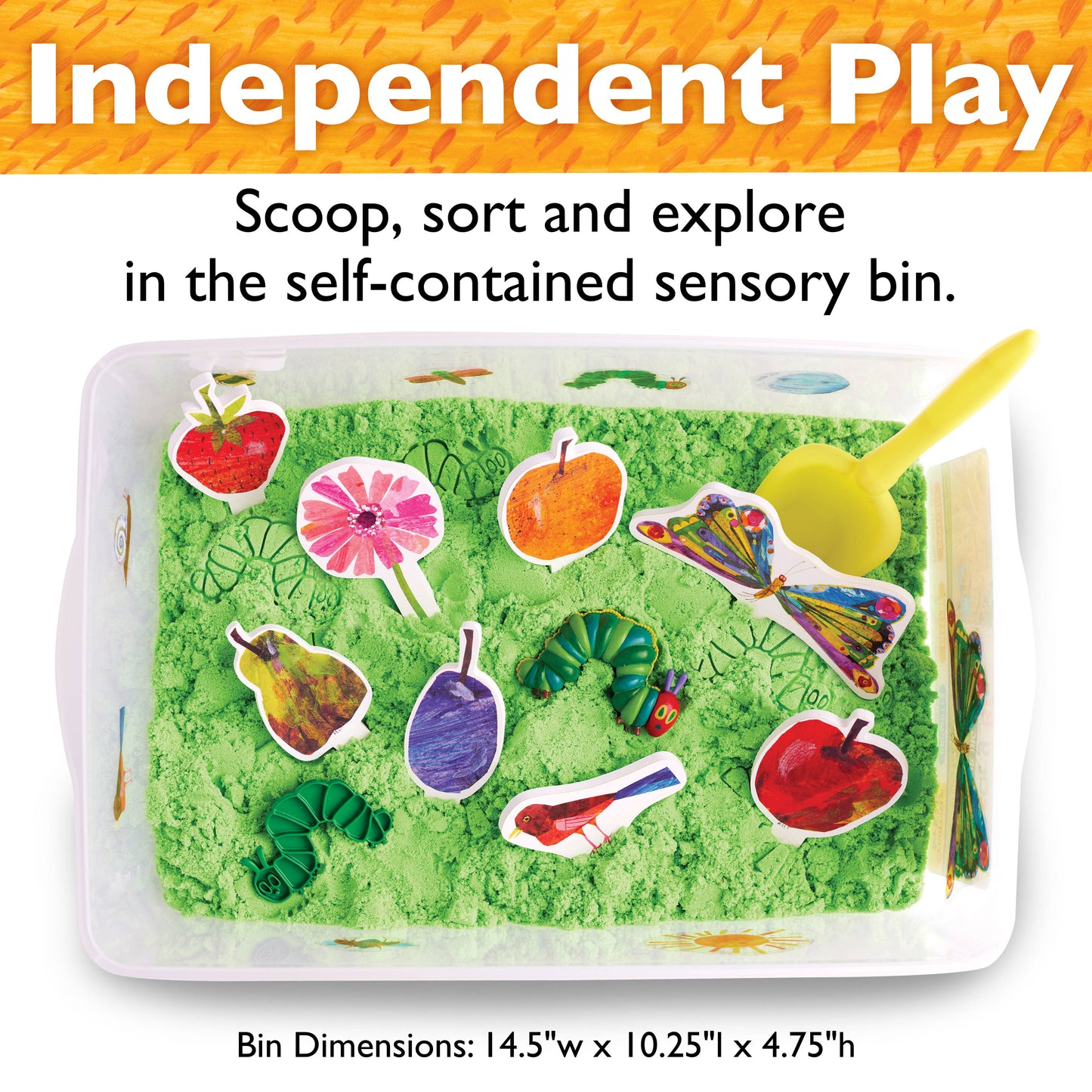 Faber-Castell / Creativity for Kids - Sensory Bin The Very Hungry Caterpillar Activity Bin