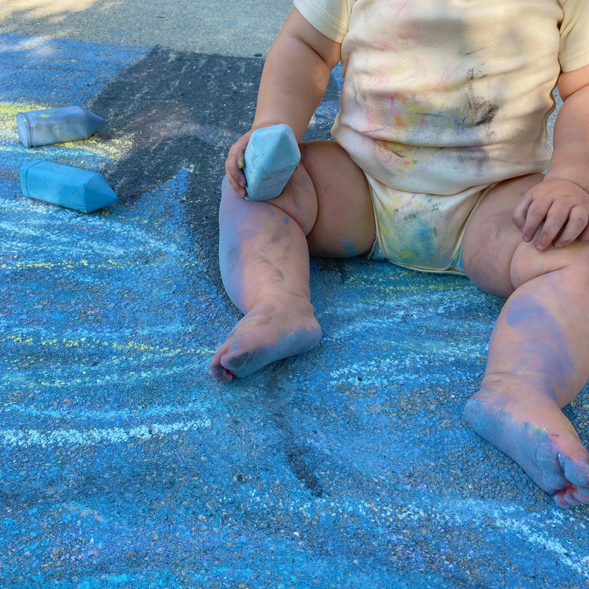 Urban Infant - Kids Chunky Sidewalk Chalk - Non-Toxic - Starry Night