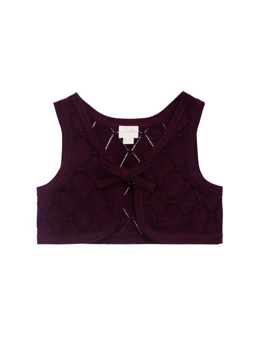 Jamie Kay - Lilah Knitted Vest - Fig