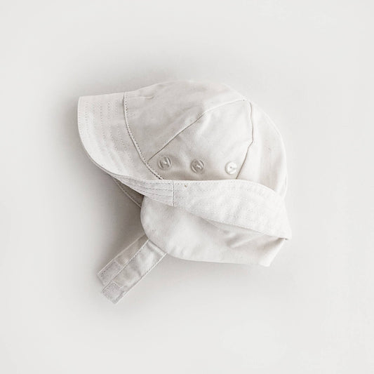 Huggalugs - Tyrolean White Hat With Chinstrap Baby & Toddler