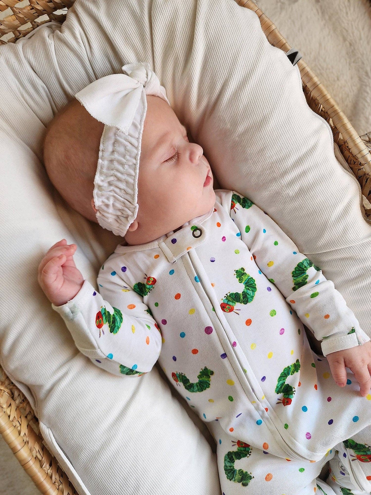 L'ovedbaby - Caterpillar | Organic Zipper Footie