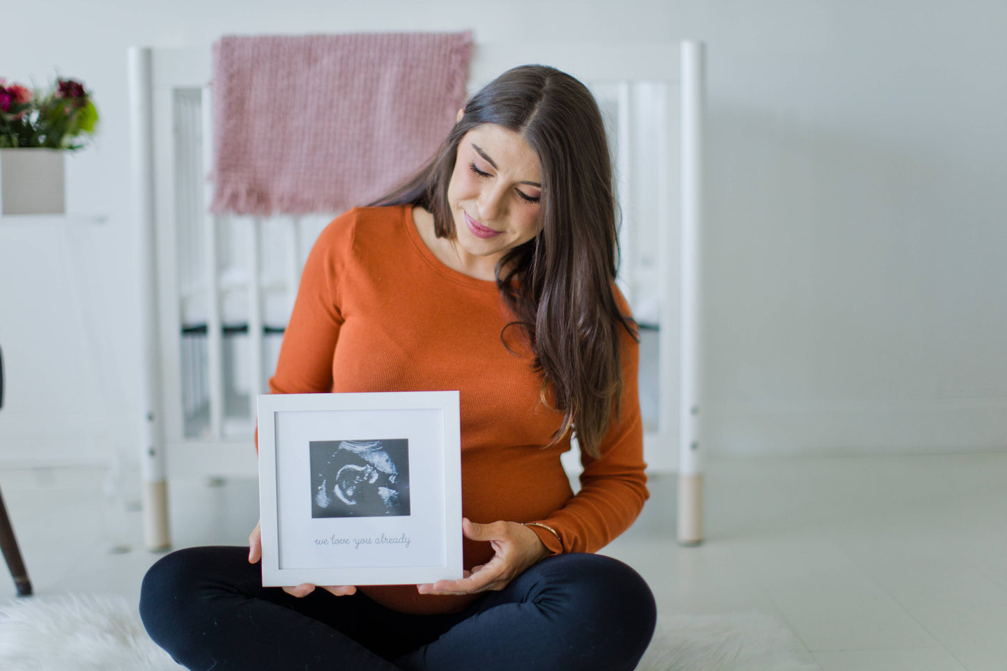 Kate & Milo - “We Love You Already” Sonogram Frame