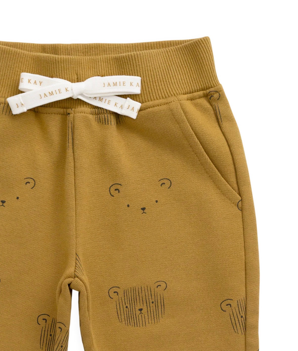 Jamie Kay - Organic Cotton Nash Track Pant - Buckwheat Teddy Face