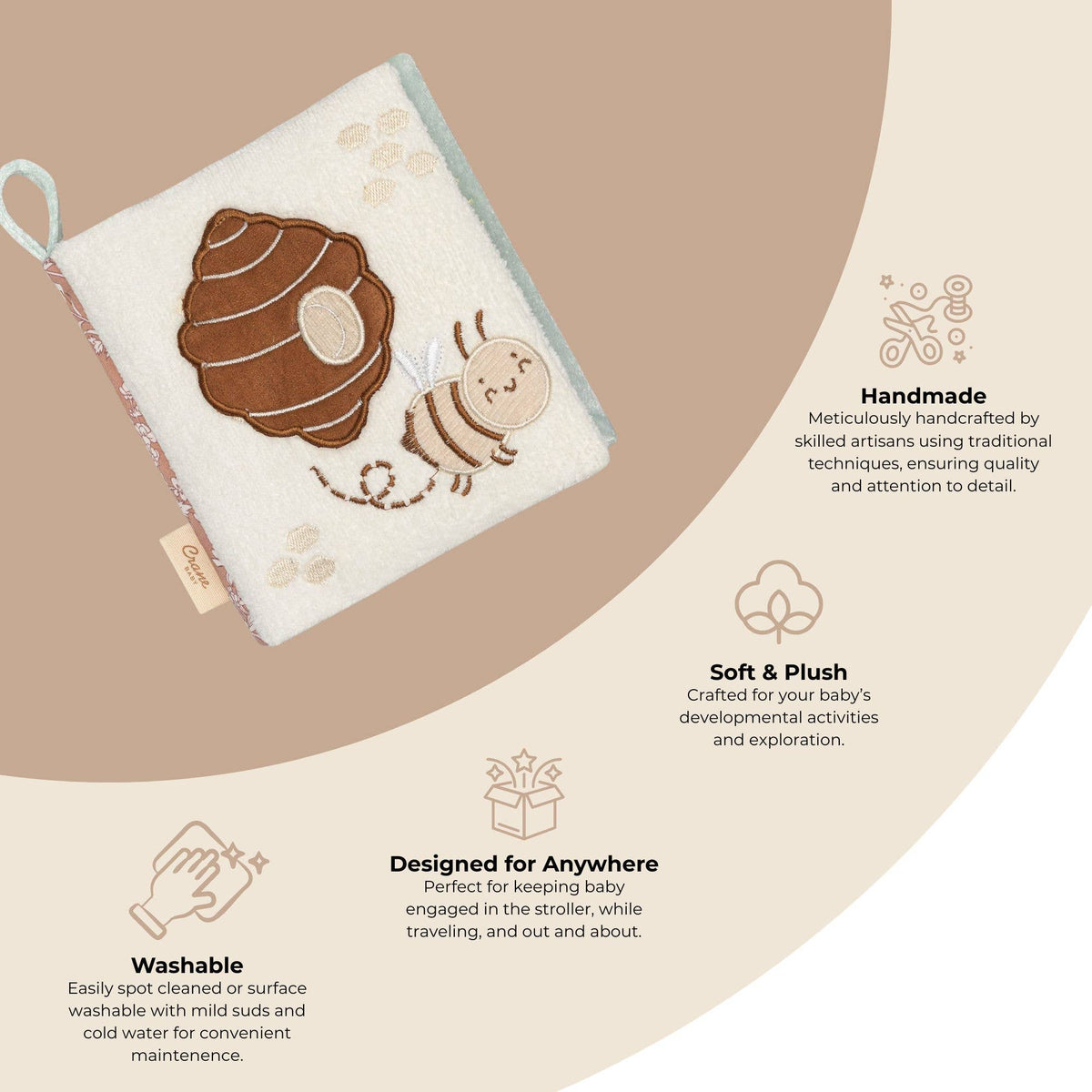 Crane Baby - Violet Soft Activity Book