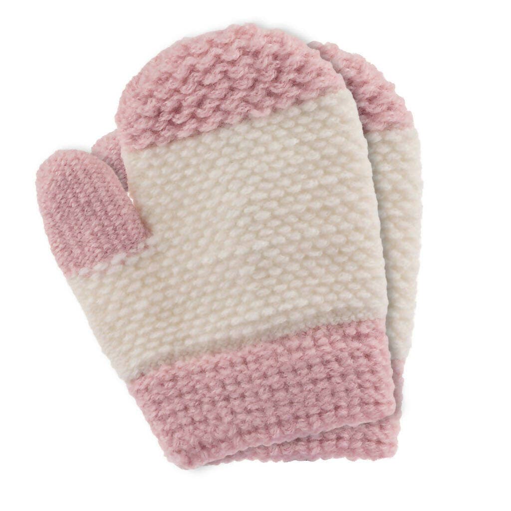 Wear Sierra - Soft Knit Mittens for Babies - Warm Unisex Mitten for Kids