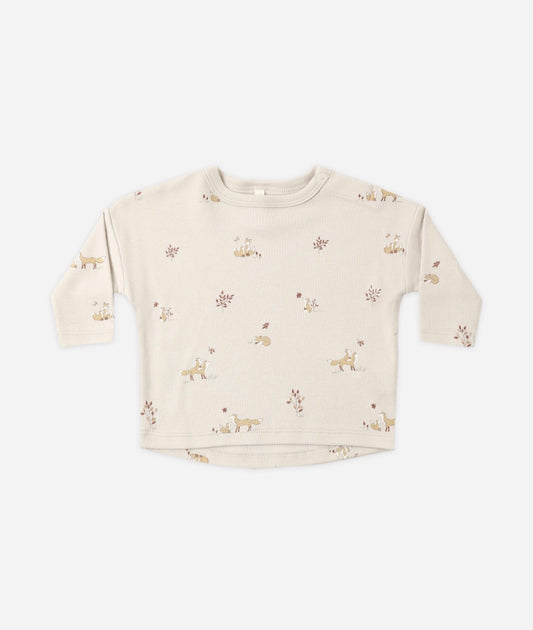 Quincy Mae - Long Sleeve Tee - Fox Land