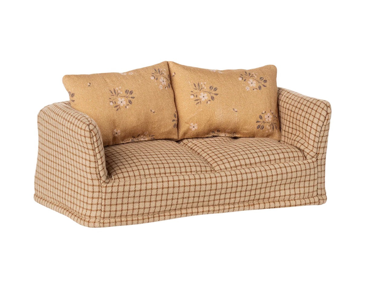 Maileg - Couch. Mouse - Marble