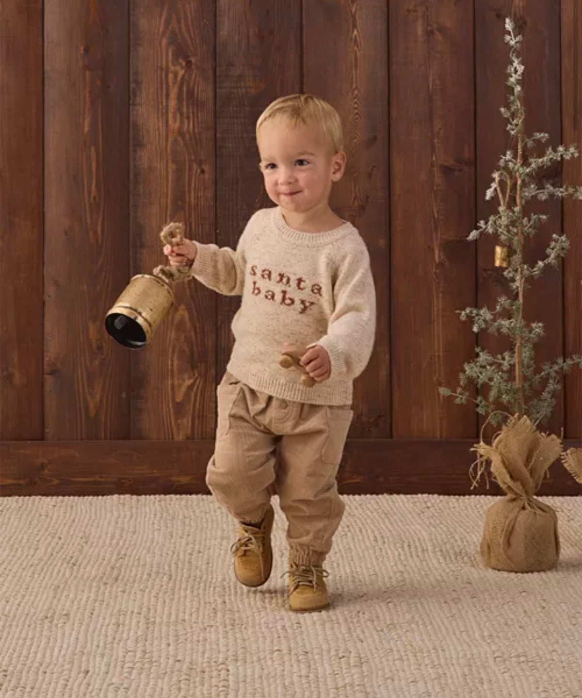 Quincy Mae - Knit Sweater - Santa Baby