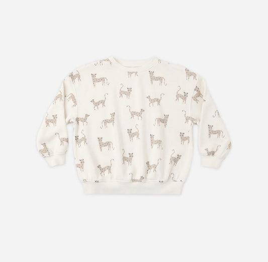 Rylee + Cru - Relaxed Sweatshirt - Leopards