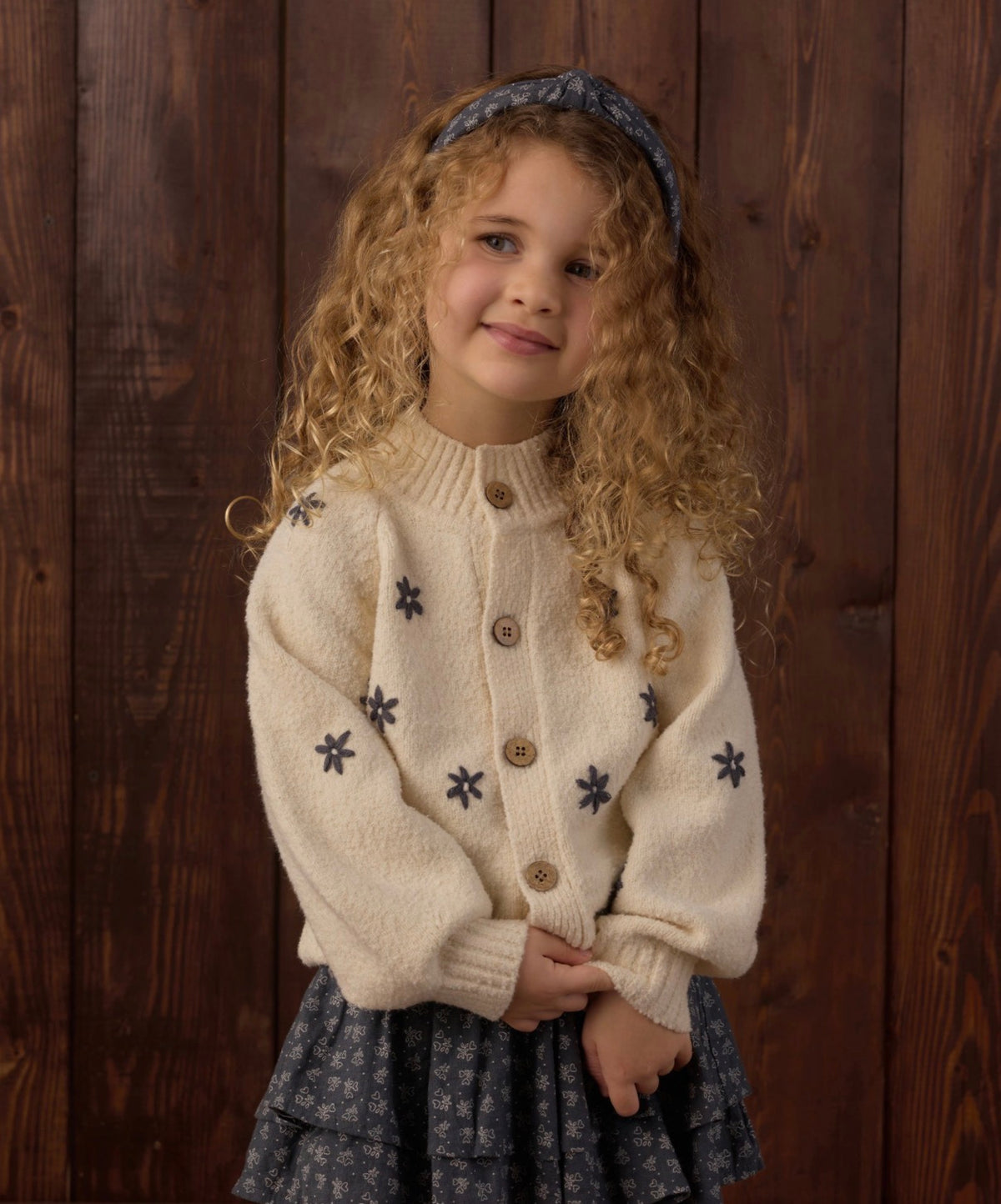 Rylee + Cru - Tulip Cardigan - Midnight Daisy