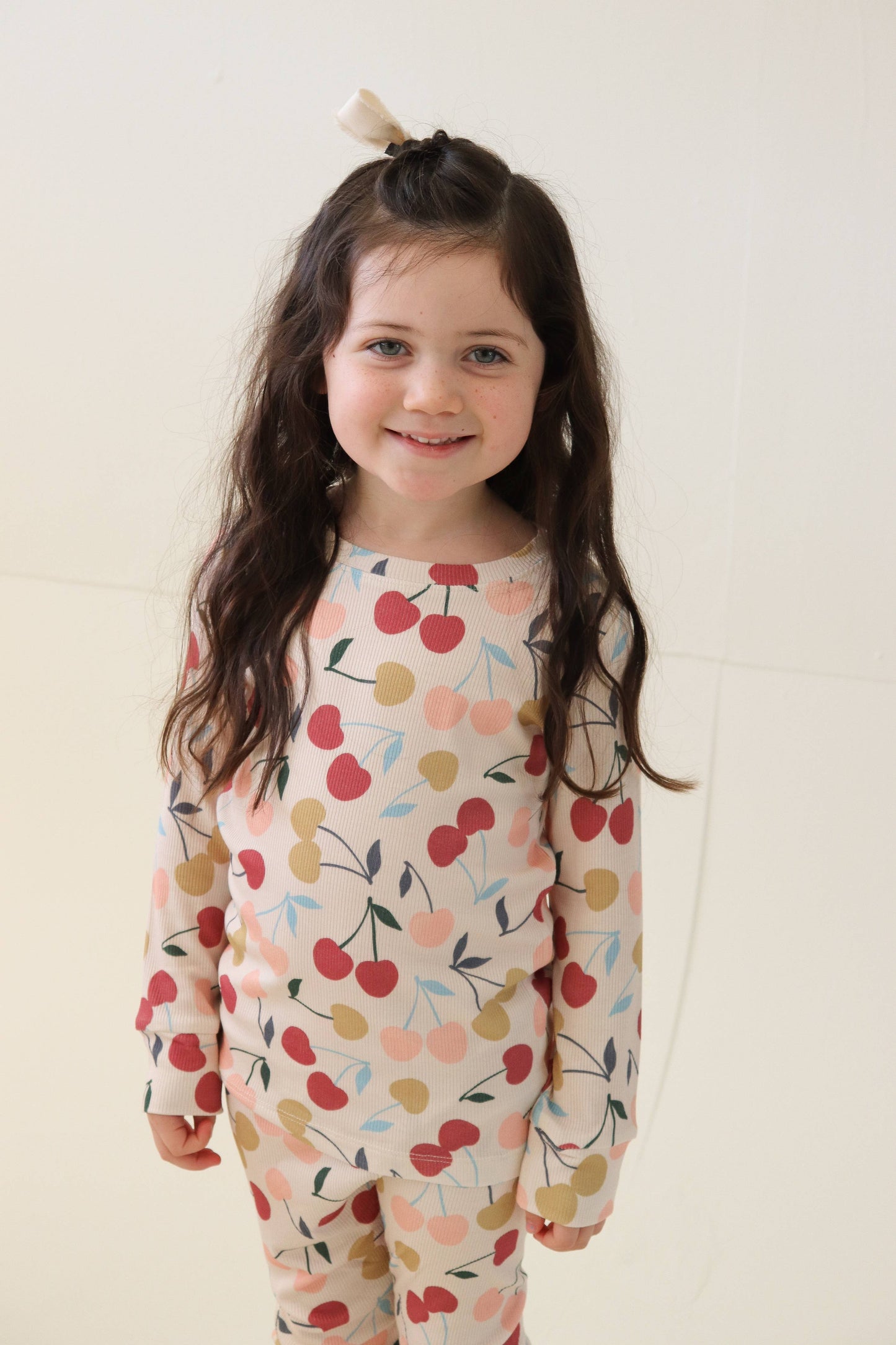 Honeycomb Goods - Sweet Cherries Two-Piece Pajamas