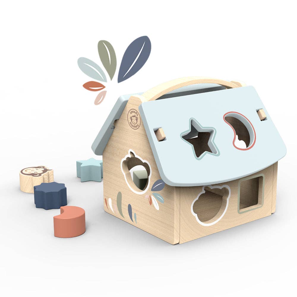 Speedy Monkey - House Shape Sorter*****IN STORE PURCHASE ONLY****