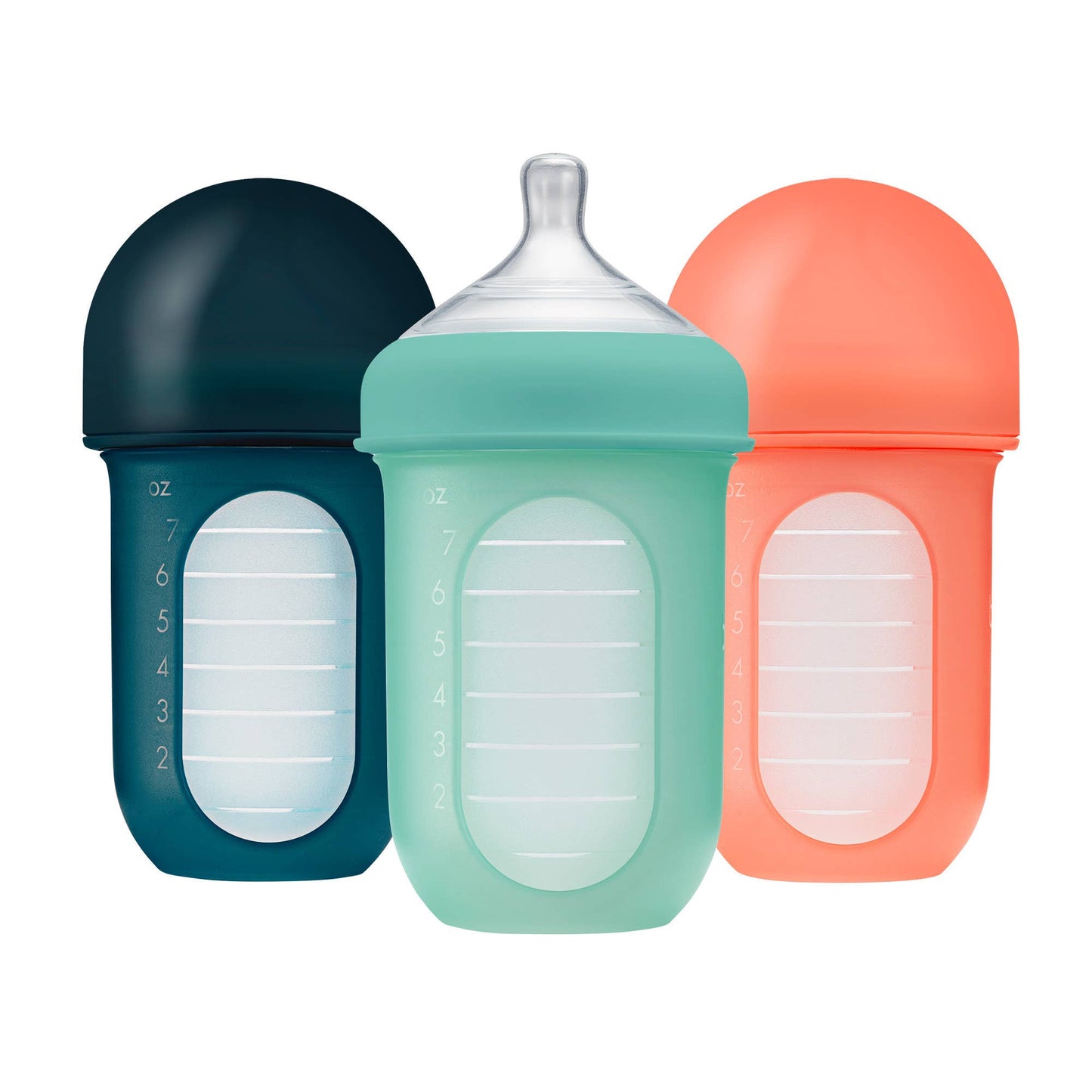 TOMY - Boon Nursh Bottle 8Oz 3Pk Multicolor