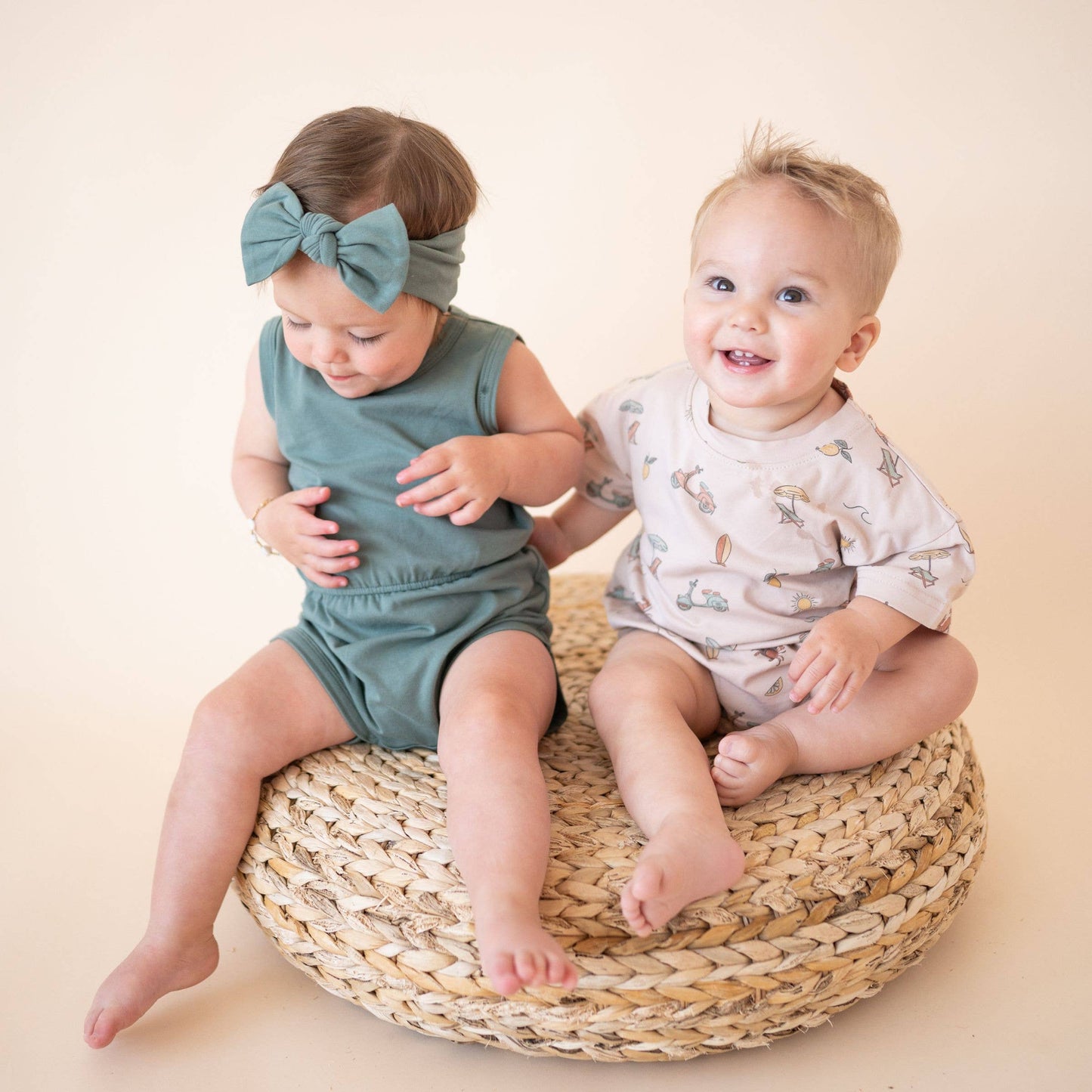 bug + bean kids - Organic Cotton Bubble Romper – Summer Vibes