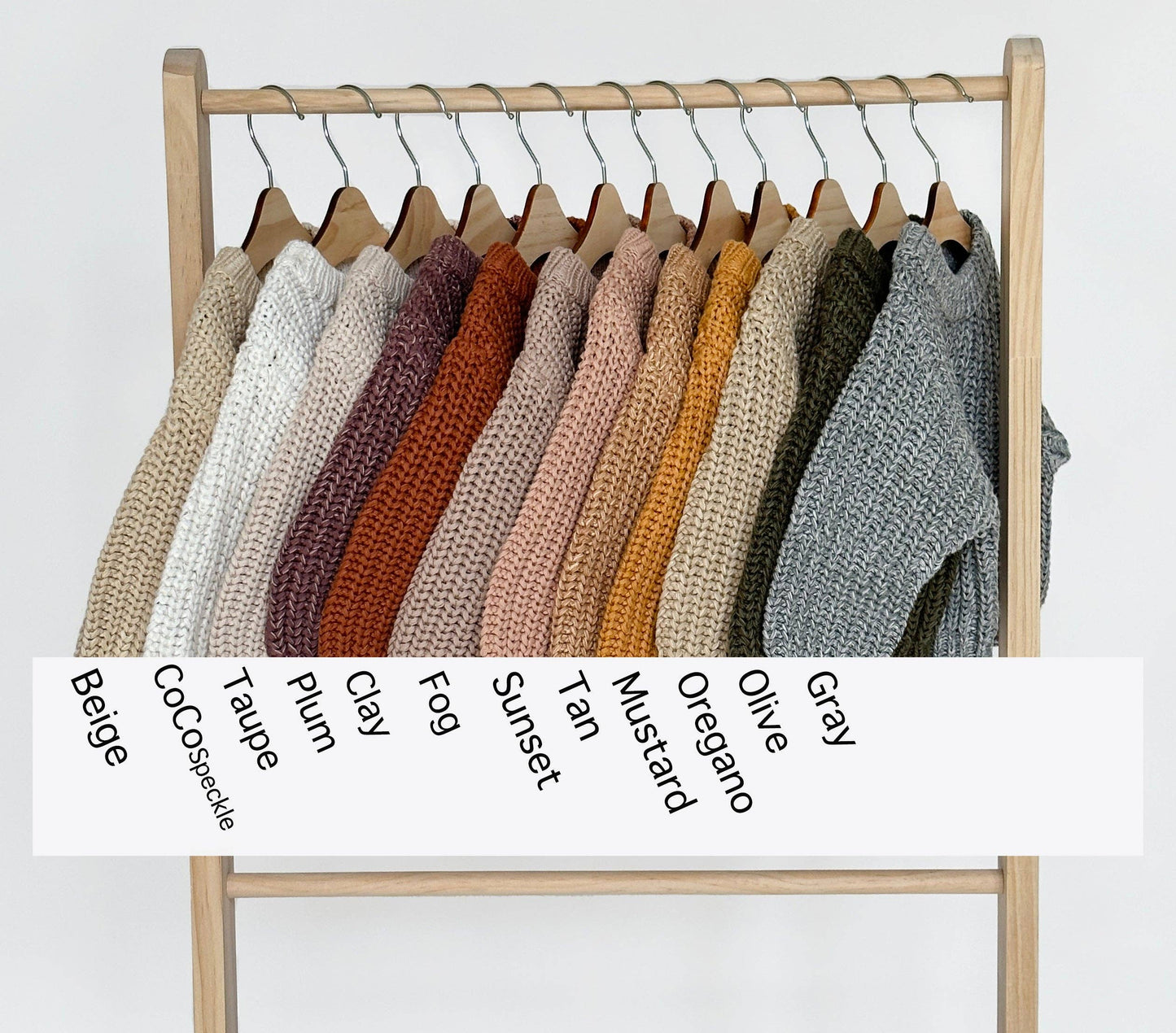 OLIVE & CRADLE - Baby Chunky Knit Braided Sweater