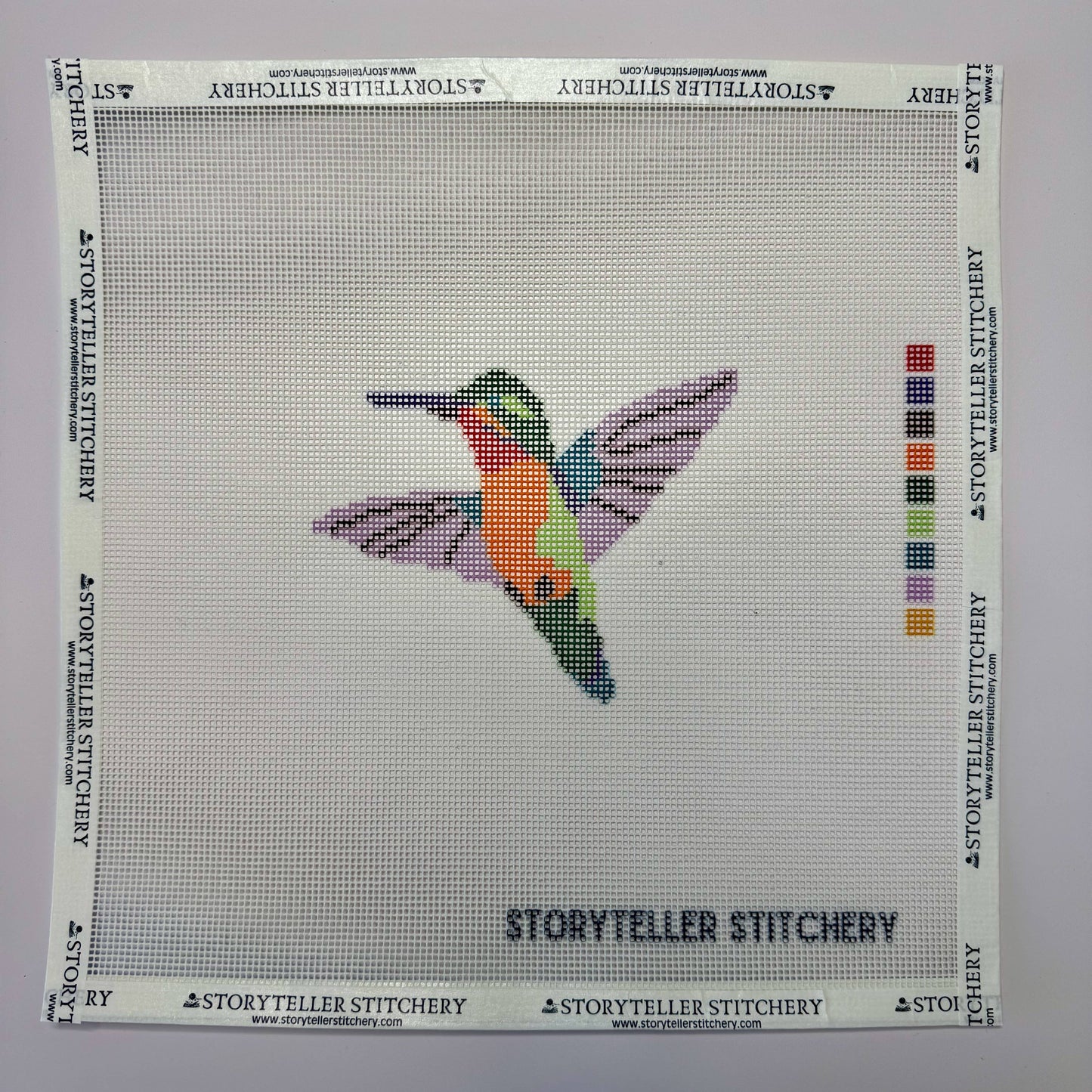 Storyteller Stitchery - Hummingbird — Modern Needlepoint Kit (Small Design)