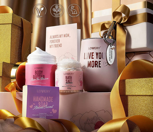 Lovery - Mothers Day Gifts for Mom, Mother's Day Cards with Spa Body