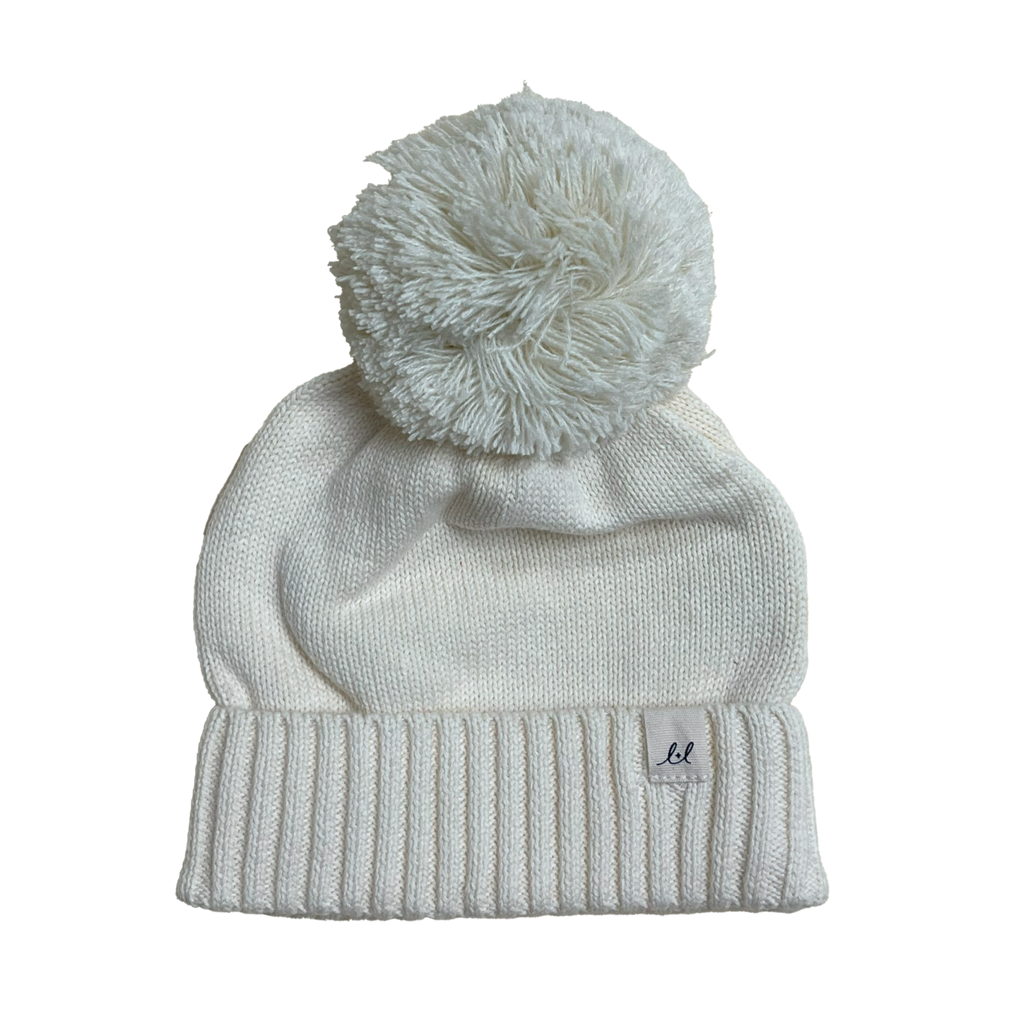 Luna + Luca - Luna + Luca Pom Beanie - Cream