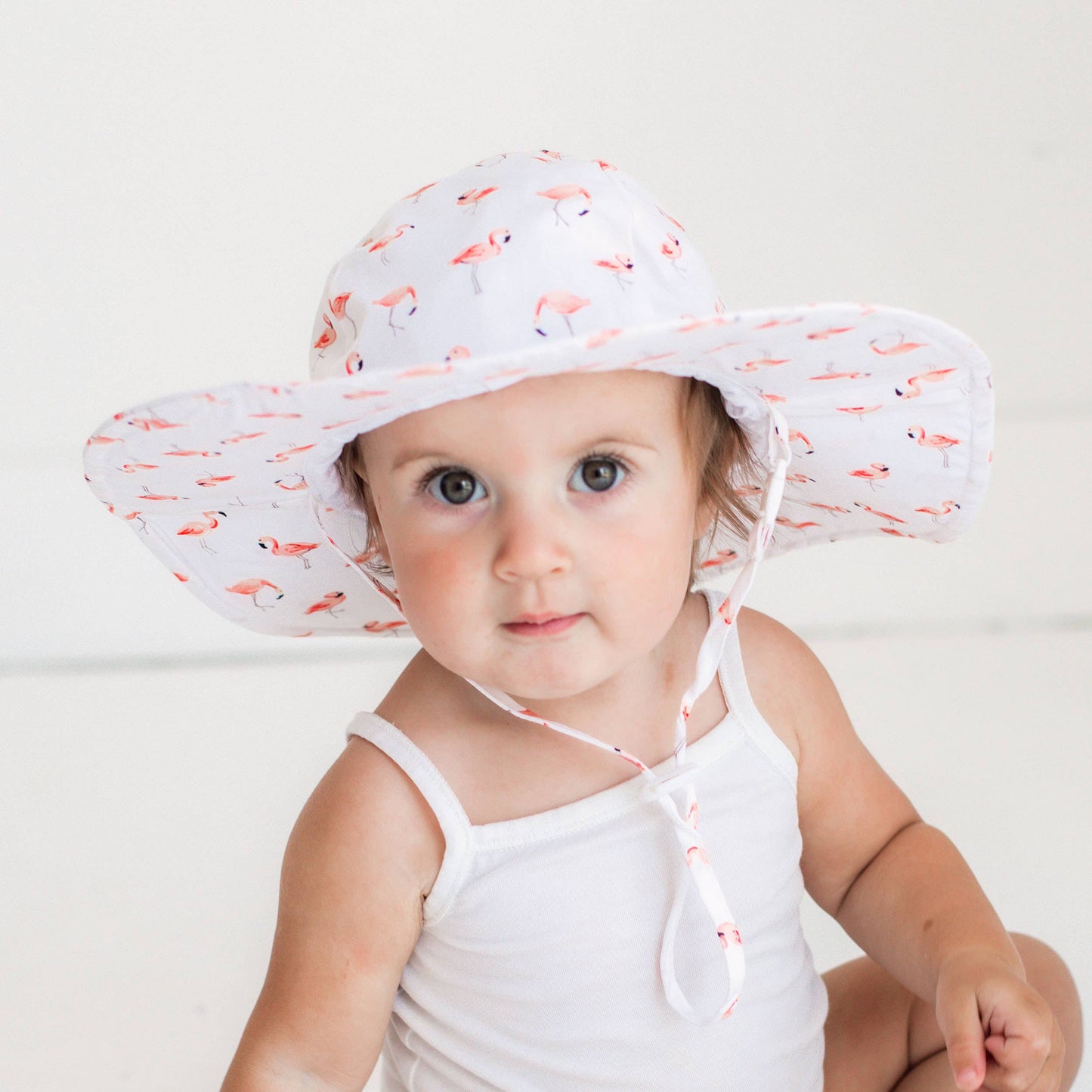 Huggalugs - Flamingo Sunhat UPF 50+ Baby & Toddler