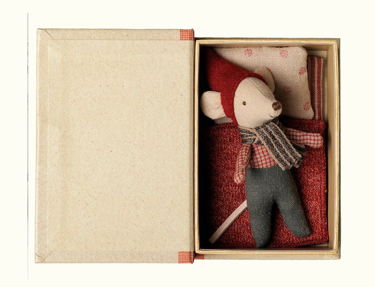 Maileg - Christmas Mouse, Baby in Book