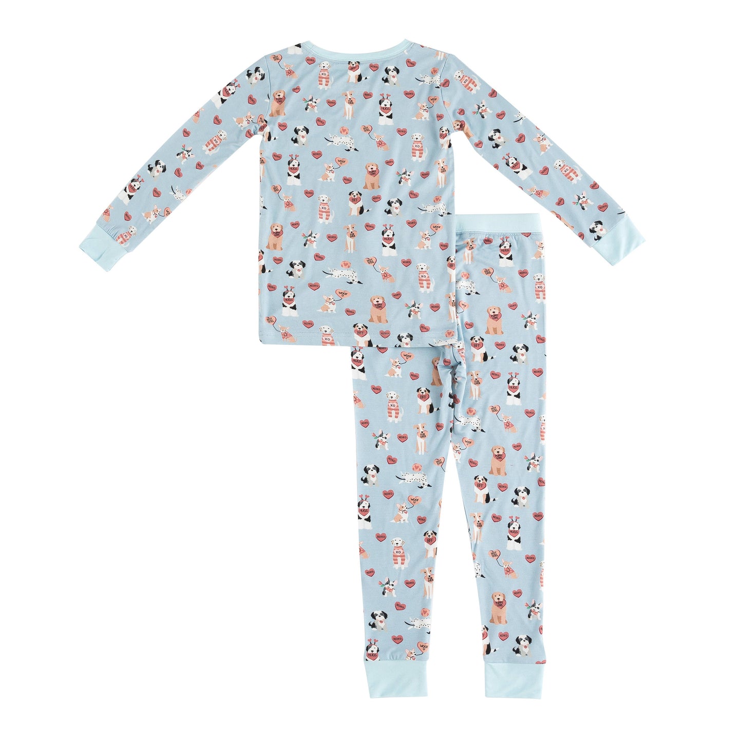 DreamLet - Pups & Kisses (Long Sleeve PJ) - Blue