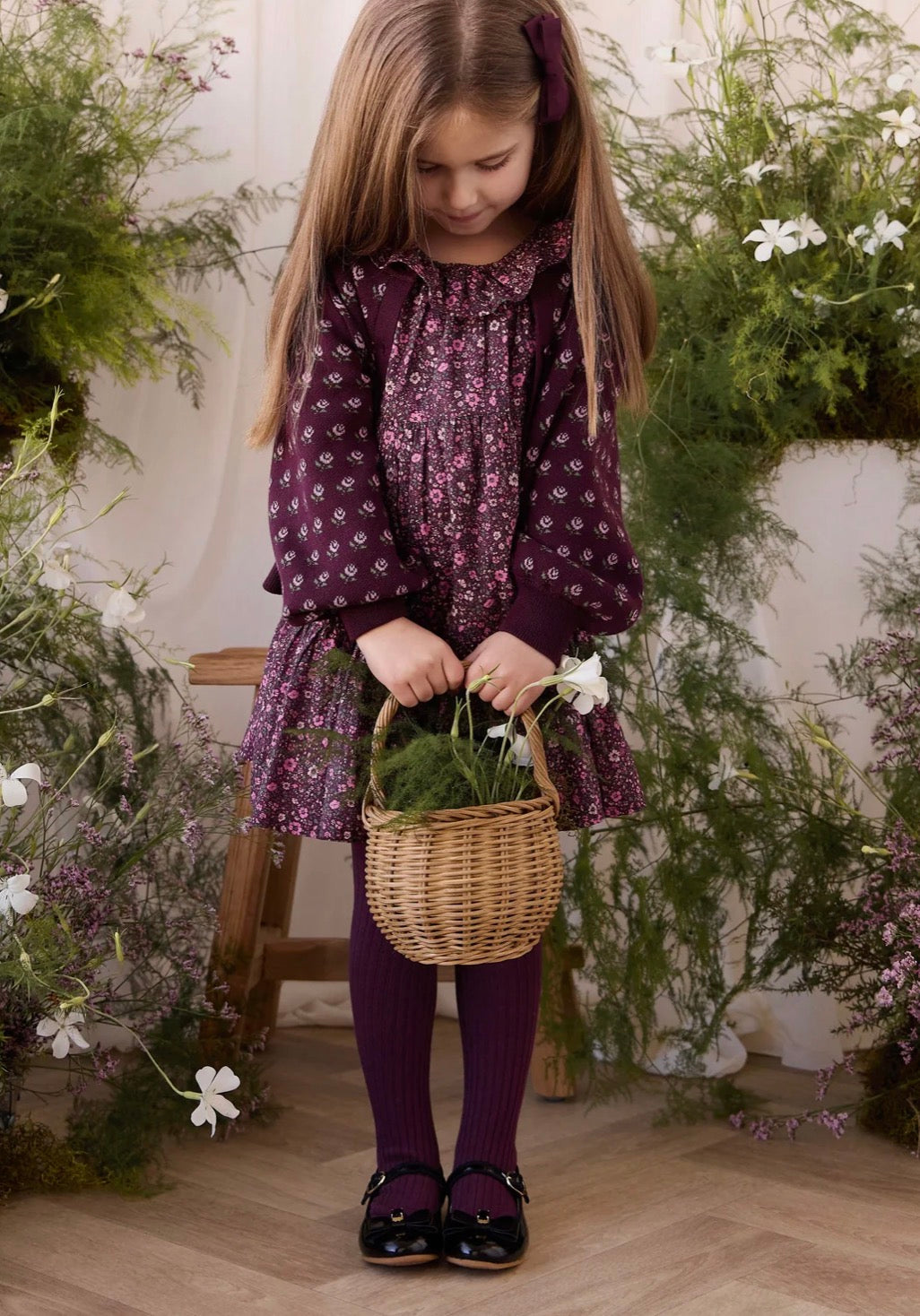 Jamie Kay - Evie Cardigan - Evie Jacquard Fig