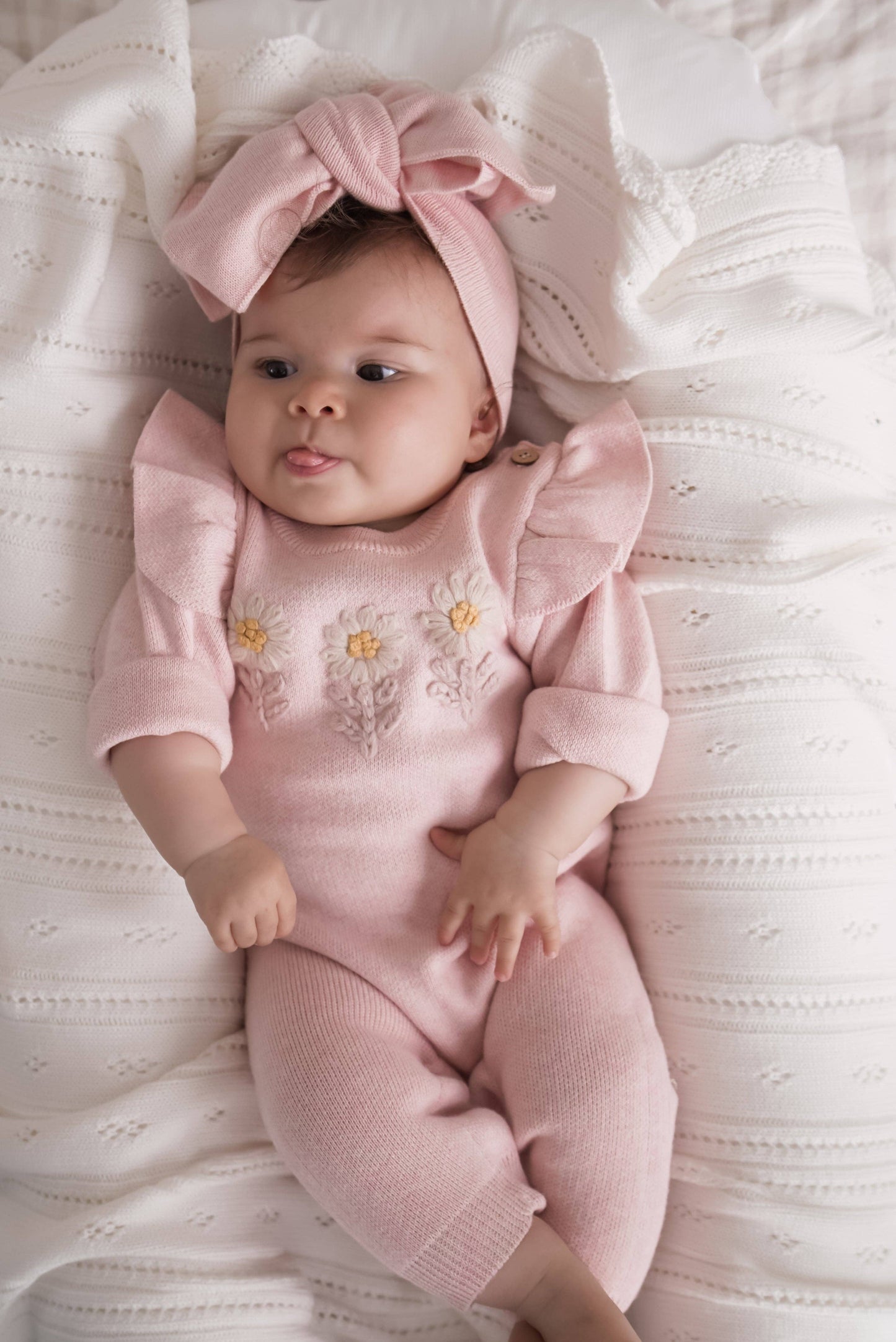 Luna + Luca - Luna + Luca Daisy Knit Jumpsuit