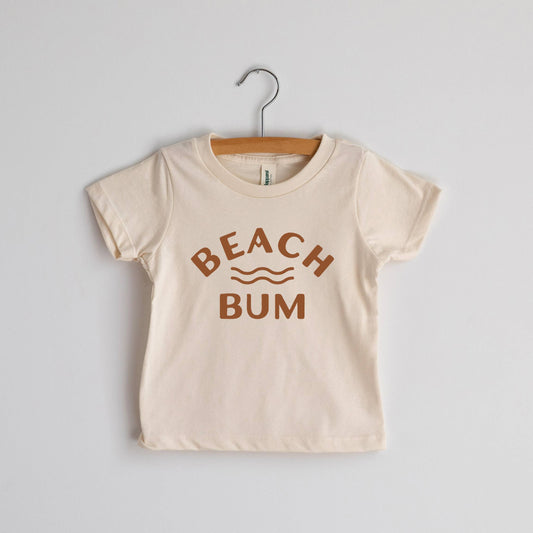 Gladfolk - Beach Bum Cream Organic Baby & Kids Tee 
• Camel Ink