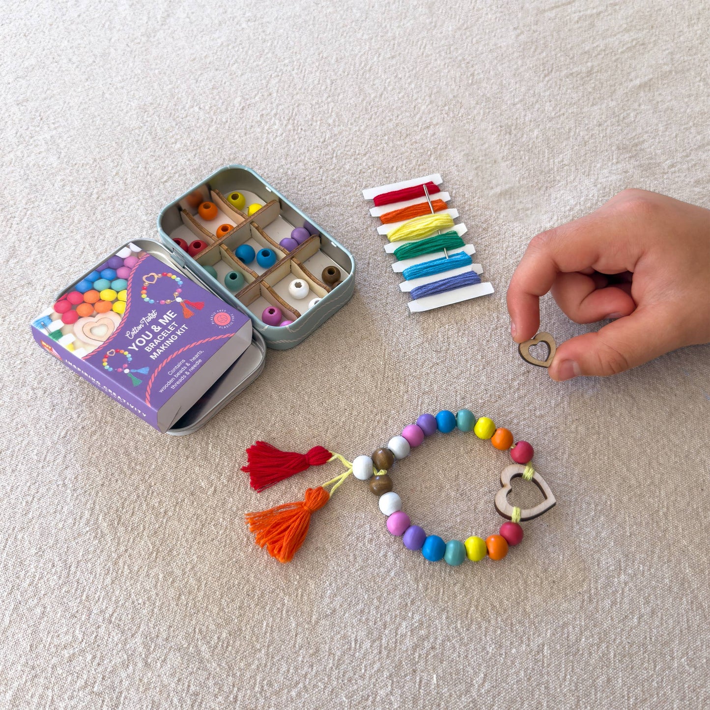Cotton Twist (WE PREPAY ALL USA DUTIES) - 'You and Me' Bracelet Gift Kit
