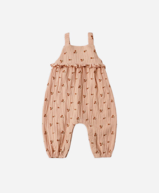 Rylee + Cru - Kinsley Jumpsuit Cherry Embroidery