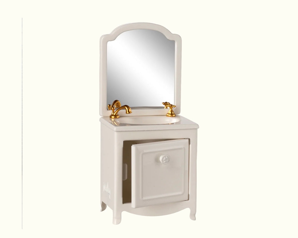 Maileg - Sink Dresser, Mouse - Off White
