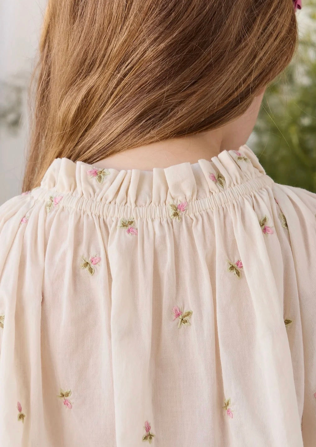 Jamie Kay - Organic Cotton Acacia Blouse - Rosebud Egret
