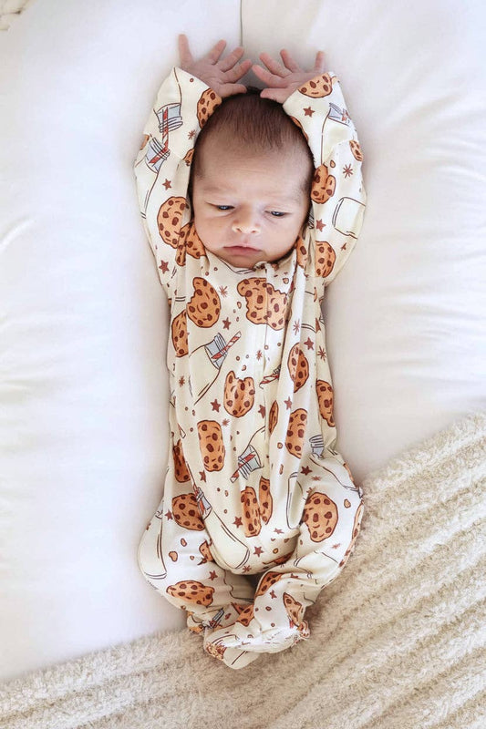 Caden Lane - Cookie Cuddles Zipper Footie