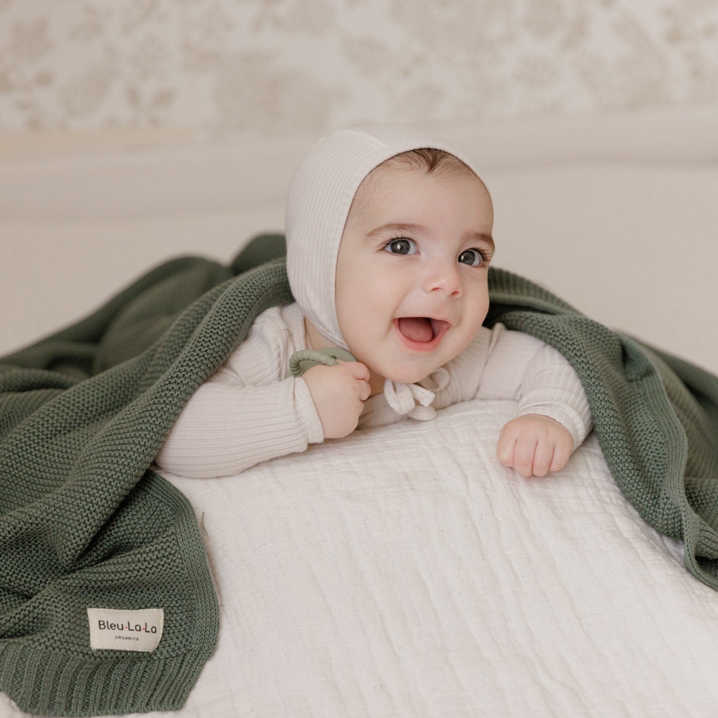Heritage Knit - 100% Organic Cotton Luxury Knit Baby Swaddle Blanket - online purchase only