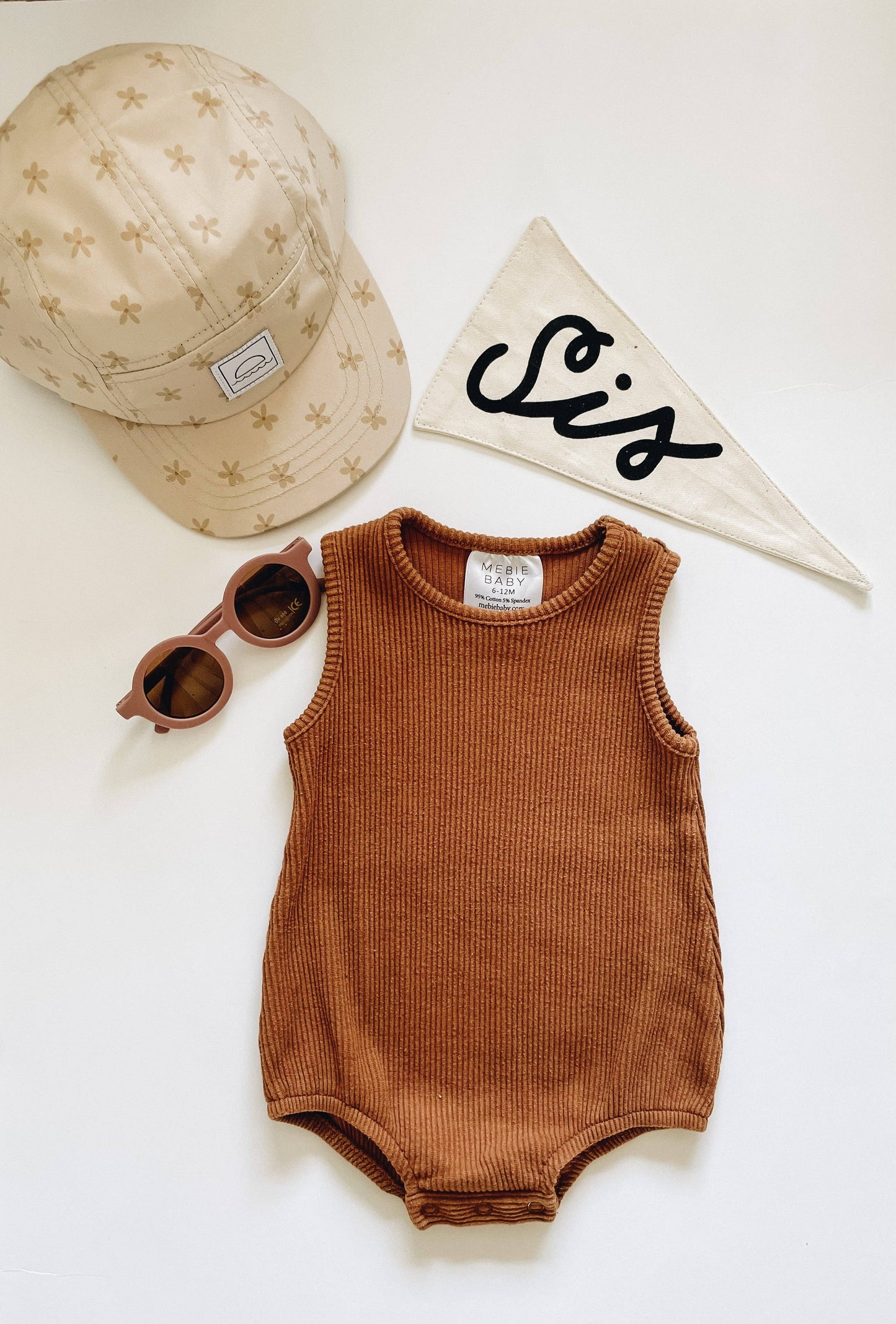HEY AUGUST CO - Five-panel cap in Poppy