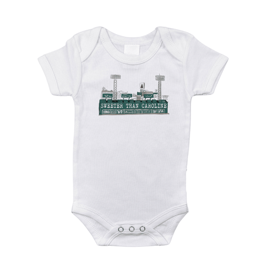 Little Hometown - Massachusetts Sweeter than Caroline Baby Onesie