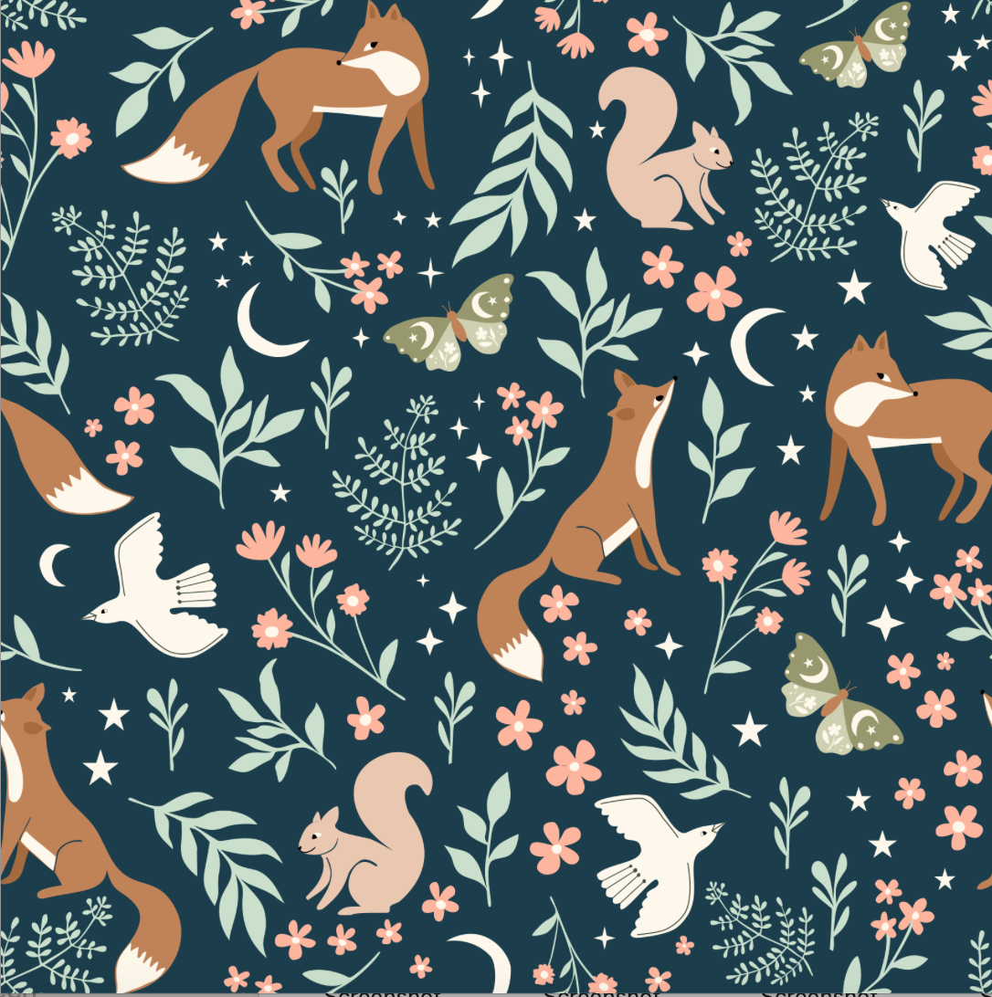 Bird & Bean® - Baby Bamboo Pajamas - Bamboo Sleeper - Woodland - ALICE