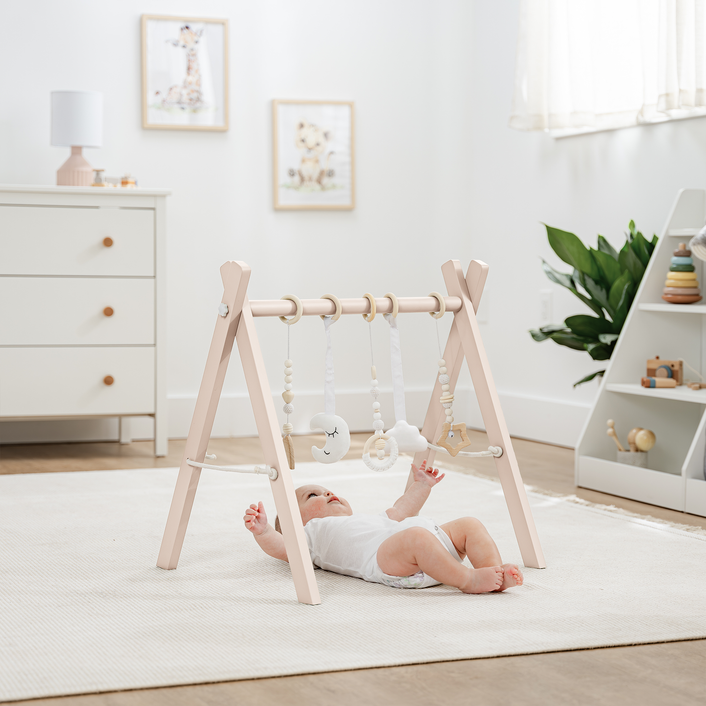 Comfy Cubs - Wooden Baby Play Gym, Baby Activity Gym by Comfy Cubs