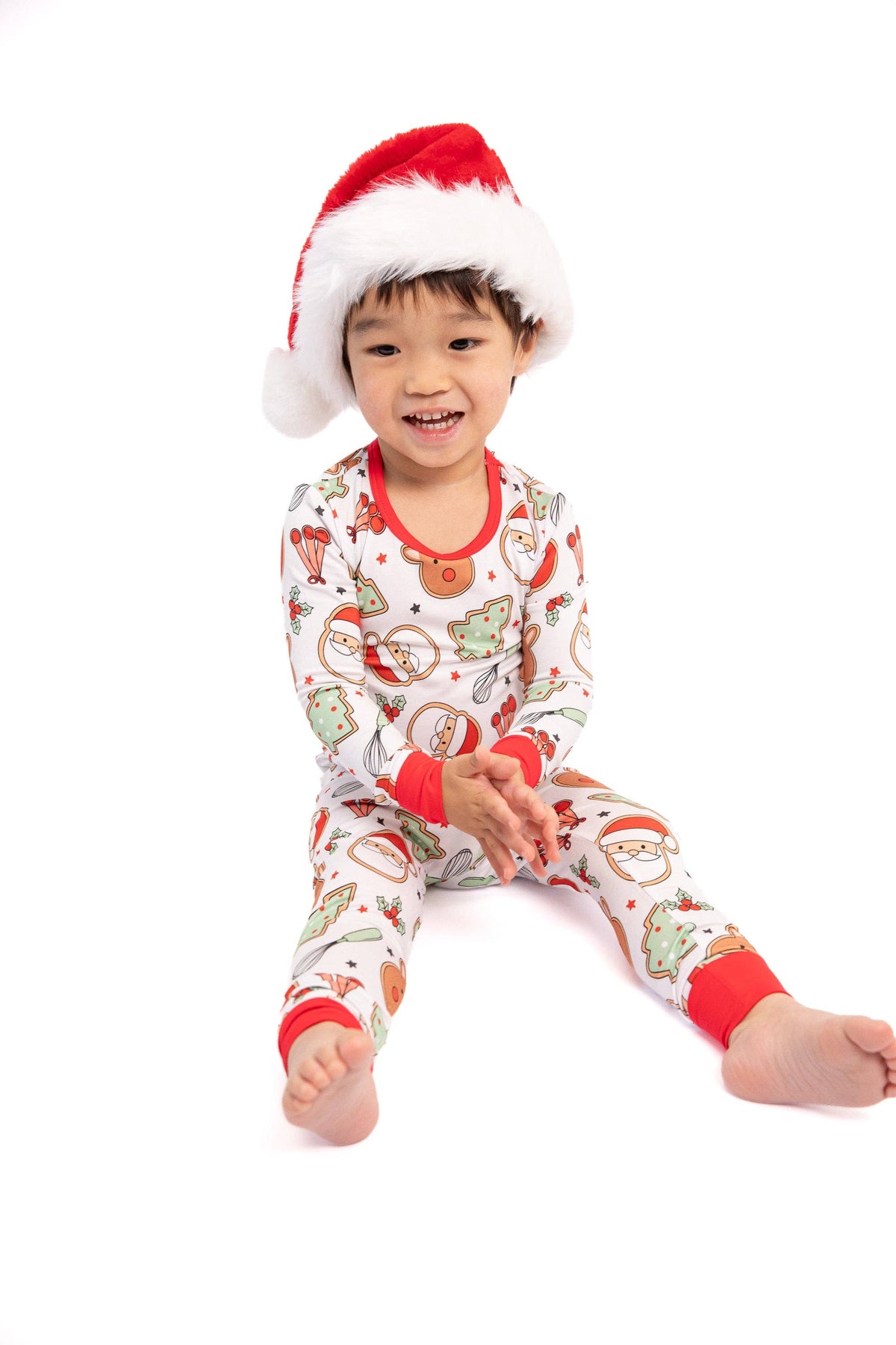 Tiny toes Baby Co - Christmas Cookies Bamboo Toddler 2 Piece Set