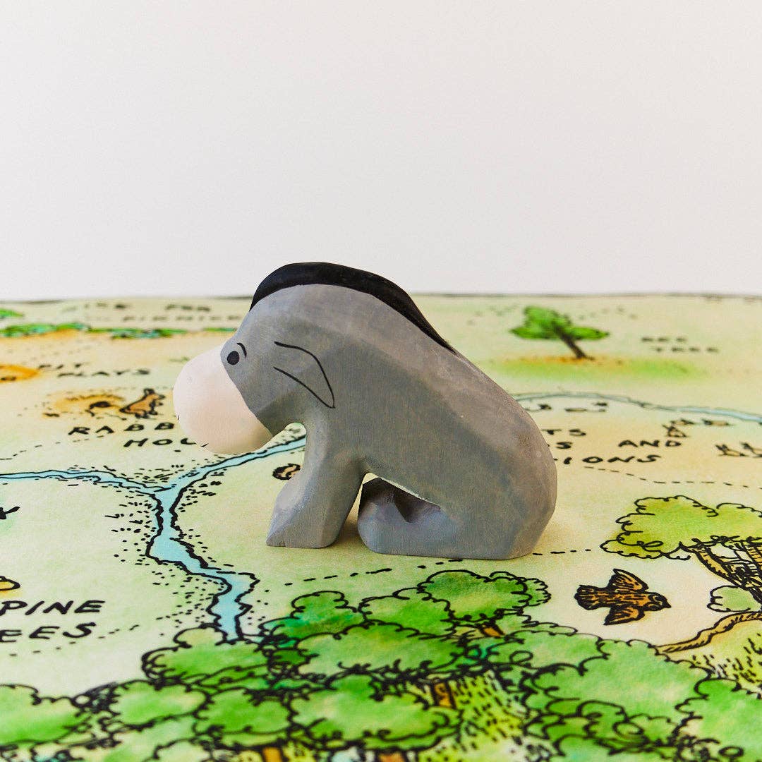 Sarah’s Silks - Eeyore Wooden Figure