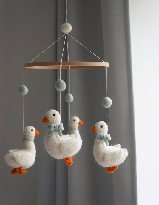 Gamcha - Mobile, Geese, Blue