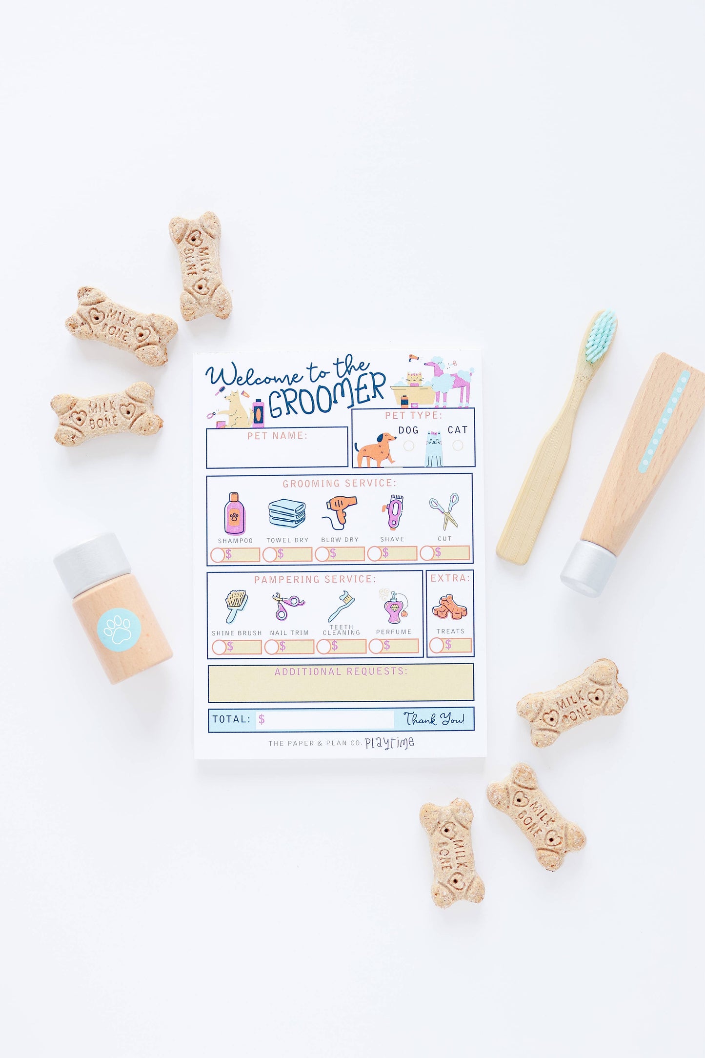 The Paper and Plan Co. - Groomer Playtime Pad®