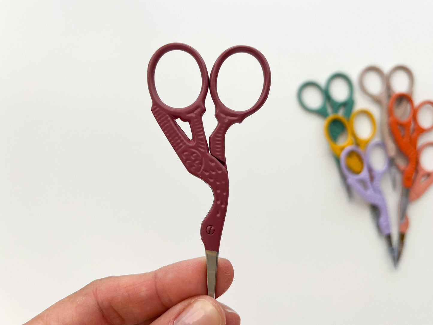 Matryoshka Doll Shop - Bird scissors, small sewing scissors, stork scissors